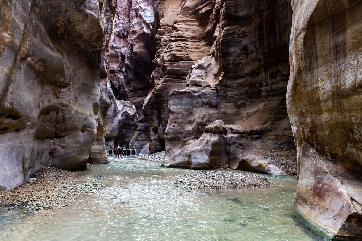 Wadi Mujib canyon, Jordan